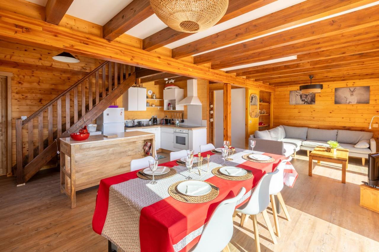 Chalet Les Tilleuls - Jolie Vue Montagne Et Lac Les Angles  Luaran gambar