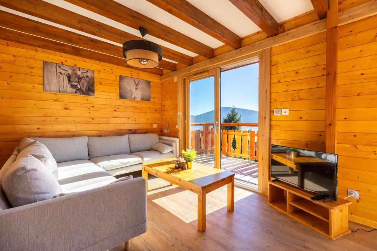 Chalet Les Tilleuls - Jolie Vue Montagne Et Lac Les Angles  Luaran gambar